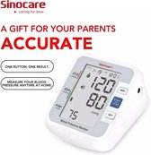 Sinocare - Bloeddrukmeter - Blood Pressure - 3 Kleuren scherm - Uiterst Precies