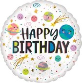 Anagram - 18 Inch - Happy Birthday  - Ballonnen Verjaardag - Helium Ballonnen - Folieballon -