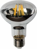 LED E27 lamp - R80 - Filament - Spiegel - 6 Watt - 600Lm - 2700K - Dimbaar - Vervangt 60W