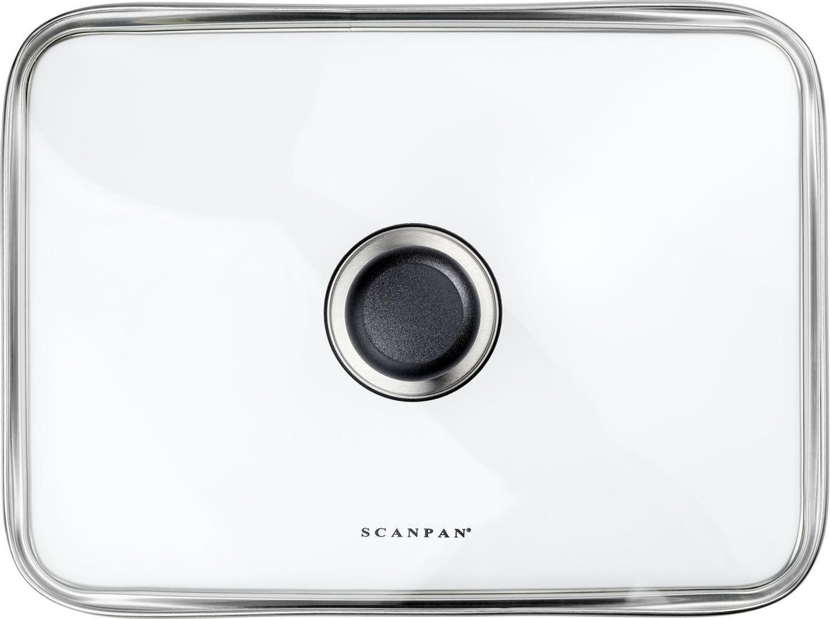 Scanpan Glazen deksel voor braadslede 29x21 cm