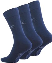 6 paar PREMIUM business-sokken voor heren in marineblauw 43-46