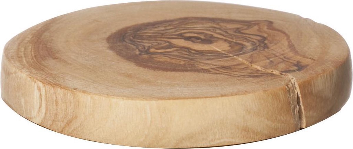 Onderzetters D10cm Olijfhout