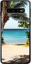 Samsung Galaxy S10 Hoesje TPU Case - Coconut View #ffffff