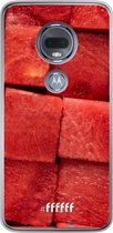 Motorola Moto G7 Hoesje Transparant TPU Case - Sweet Melon #ffffff