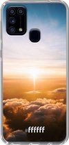 Samsung Galaxy M31 Hoesje Transparant TPU Case - Cloud Sunset #ffffff