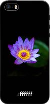 iPhone 5 Hoesje TPU Case - Purple Flower in the Dark #ffffff