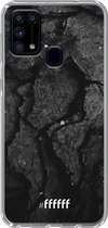 Samsung Galaxy M31 Hoesje Transparant TPU Case - Dark Rock Formation #ffffff