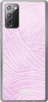 Samsung Galaxy Note 20 Hoesje Transparant TPU Case - Pink Slink #ffffff