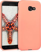kwmobile telefoonhoesje voor Samsung Galaxy A5 (2017) - Hoesje voor smartphone - Back cover in mat koraal