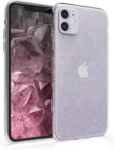 kwmobile telefoonhoesje voor Apple iPhone 11 - Hoesje voor smartphone in transparant - Intense Glitter design