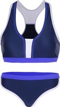 Sportieve bikini met 3 kleuren - Navy- 140-146