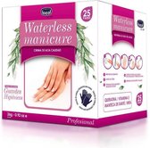 Ideal Waterless Manicure │Nagelbehandeling │Dispenserdoos 25 sets │Manicure zonder water │Nagelverzorging │Handverzorging met Plantaardige Keratine en Shea butter │huidverzorging │