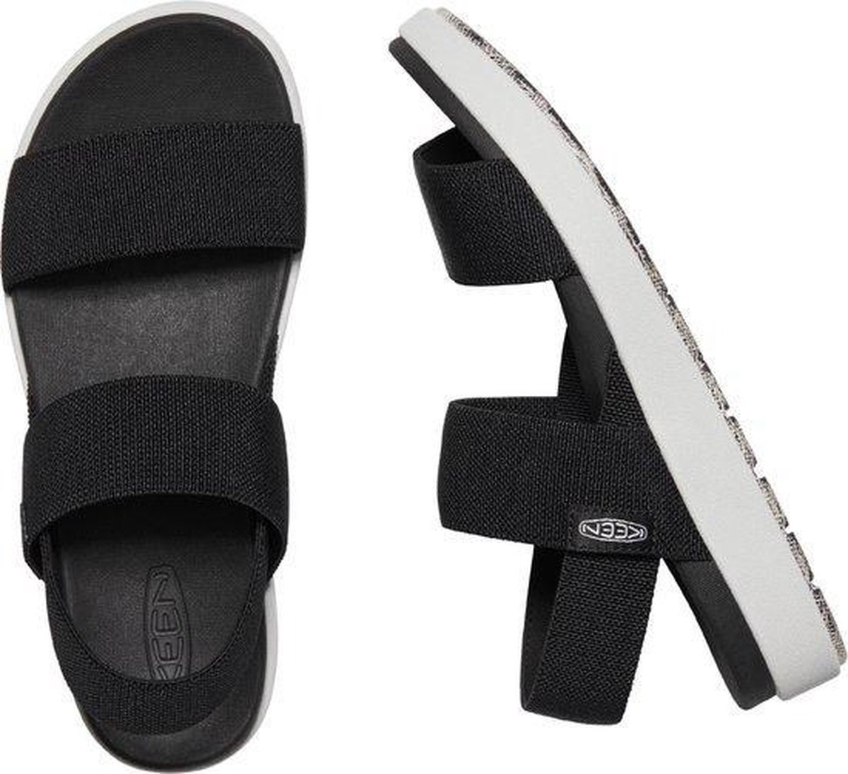 Keen Elle Backstrap Wandel Sandalen Dames zwart maat 40.5 - Schoenen.nl