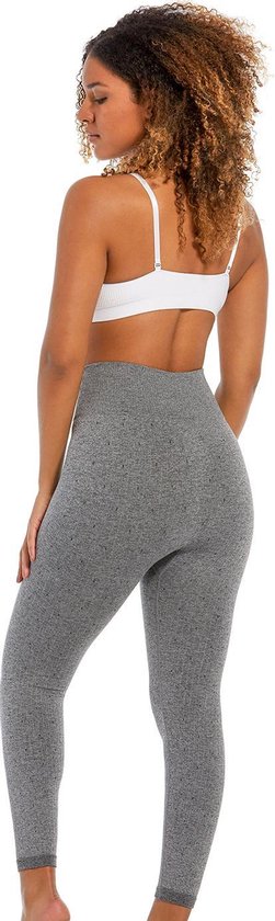 MAGIC Bodyfashion Lounge Legging Gris Chiné Femme - Taille M