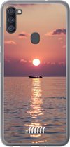 Samsung Galaxy A11 Hoesje Transparant TPU Case - All By Myself #ffffff