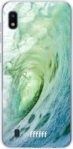 Samsung Galaxy A10 Hoesje Transparant TPU Case - It's a Wave #ffffff