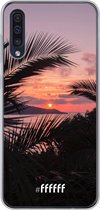 Samsung Galaxy A50 Hoesje Transparant TPU Case - Pretty Sunset #ffffff