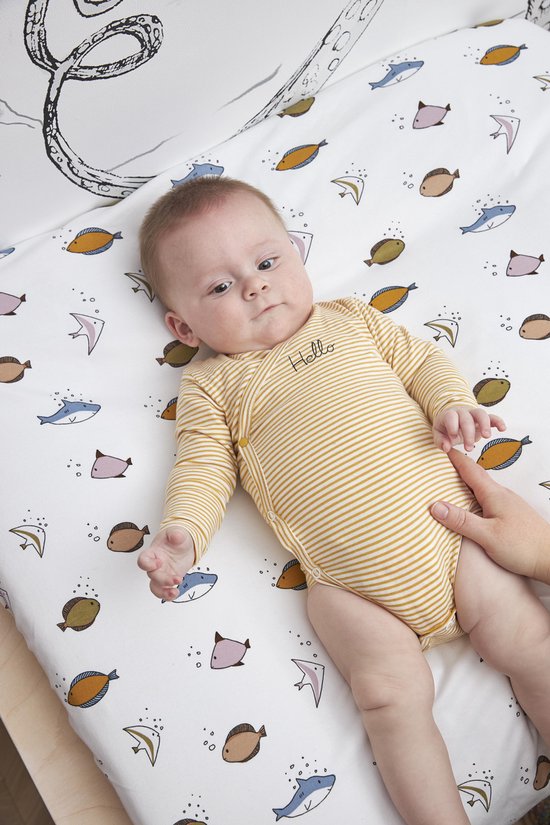 Meyco Baby Sea aankleedkussenhoes - multicolour - 85x75cm — afbeelding 2