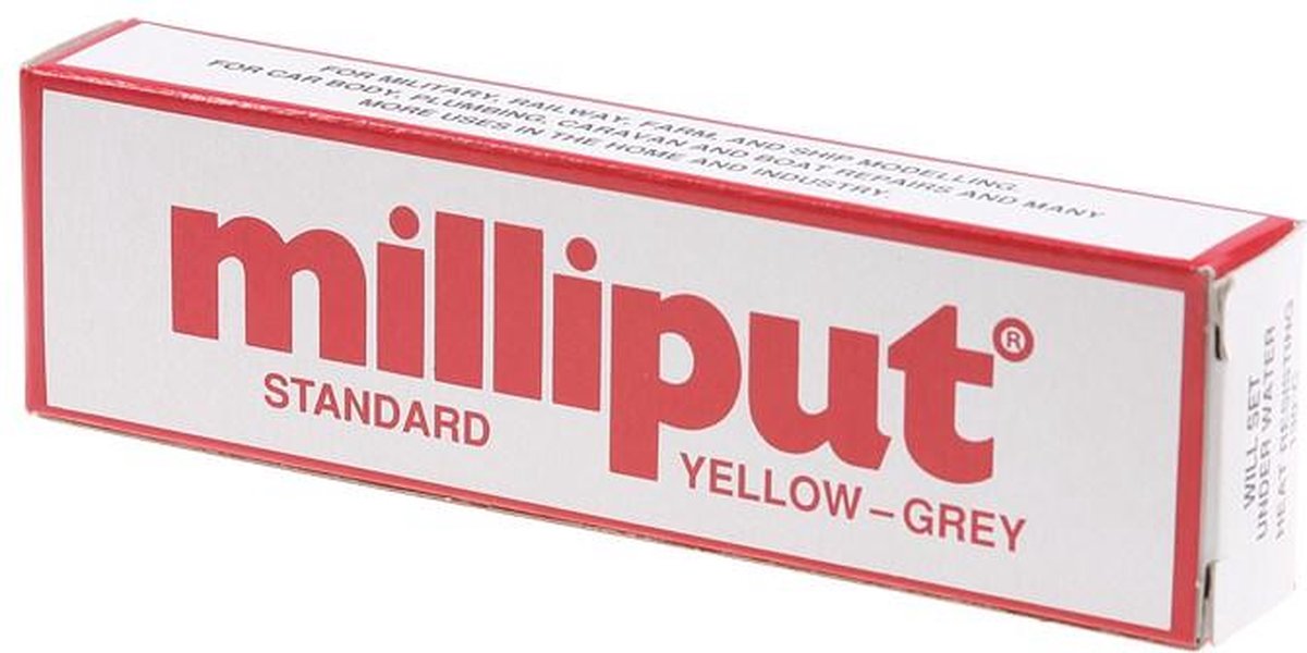 Milliput 01 Standard Putty Filler - Milliput