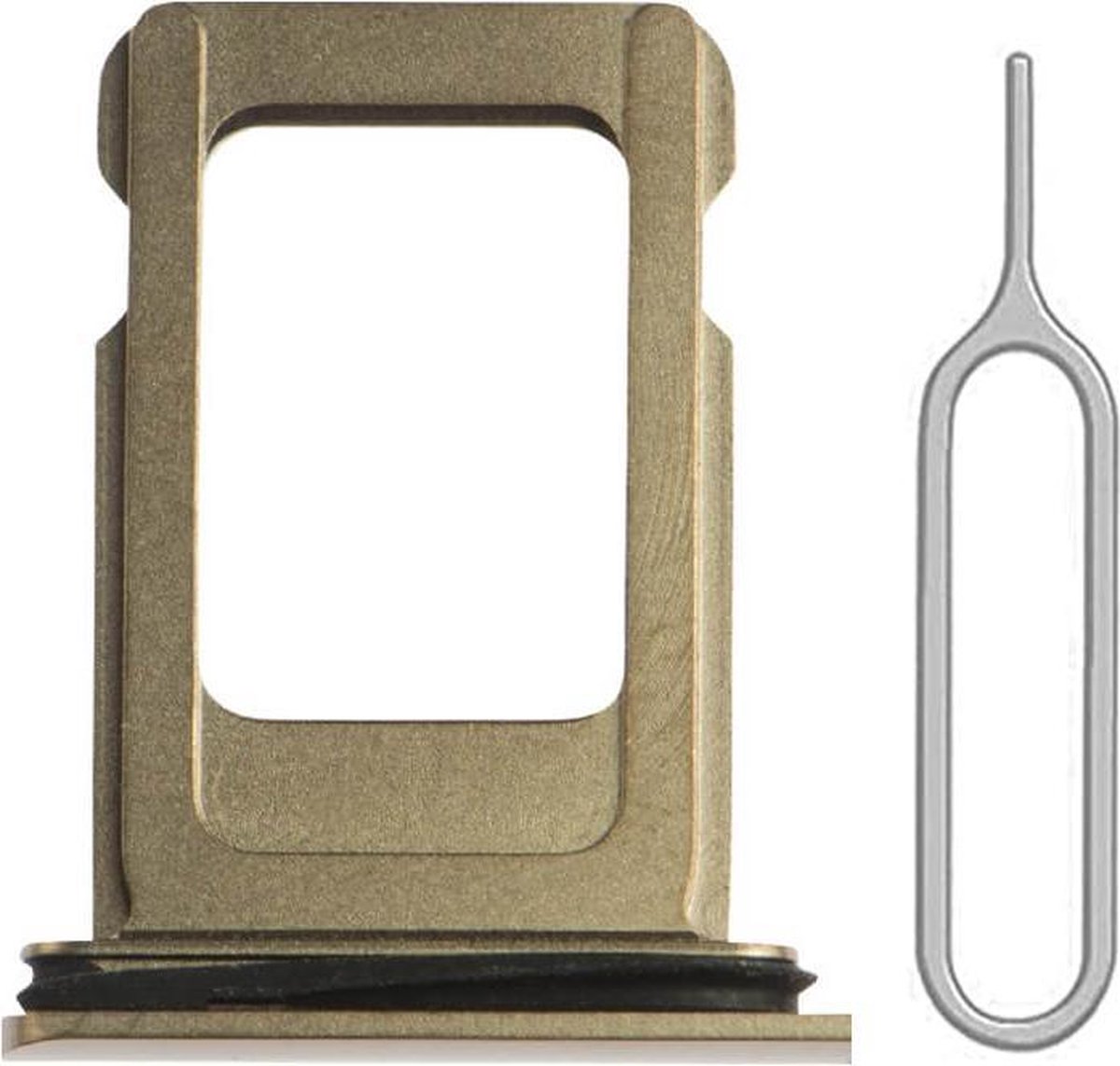 Voor iPhone 11 PRO / 11 PRO MAX single simkaart houder - goud