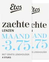 Etos Zachte Maandlenzen -3,75 - 8 stuks (2 x 4)