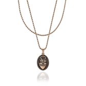 Croyez Jewelry | Sacred Heart Rosegold Layerup | Rope / 55cm / 75cm