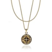Croyez Jewelry | Compass Gold Layerup | Curb / 55cm / 75cm