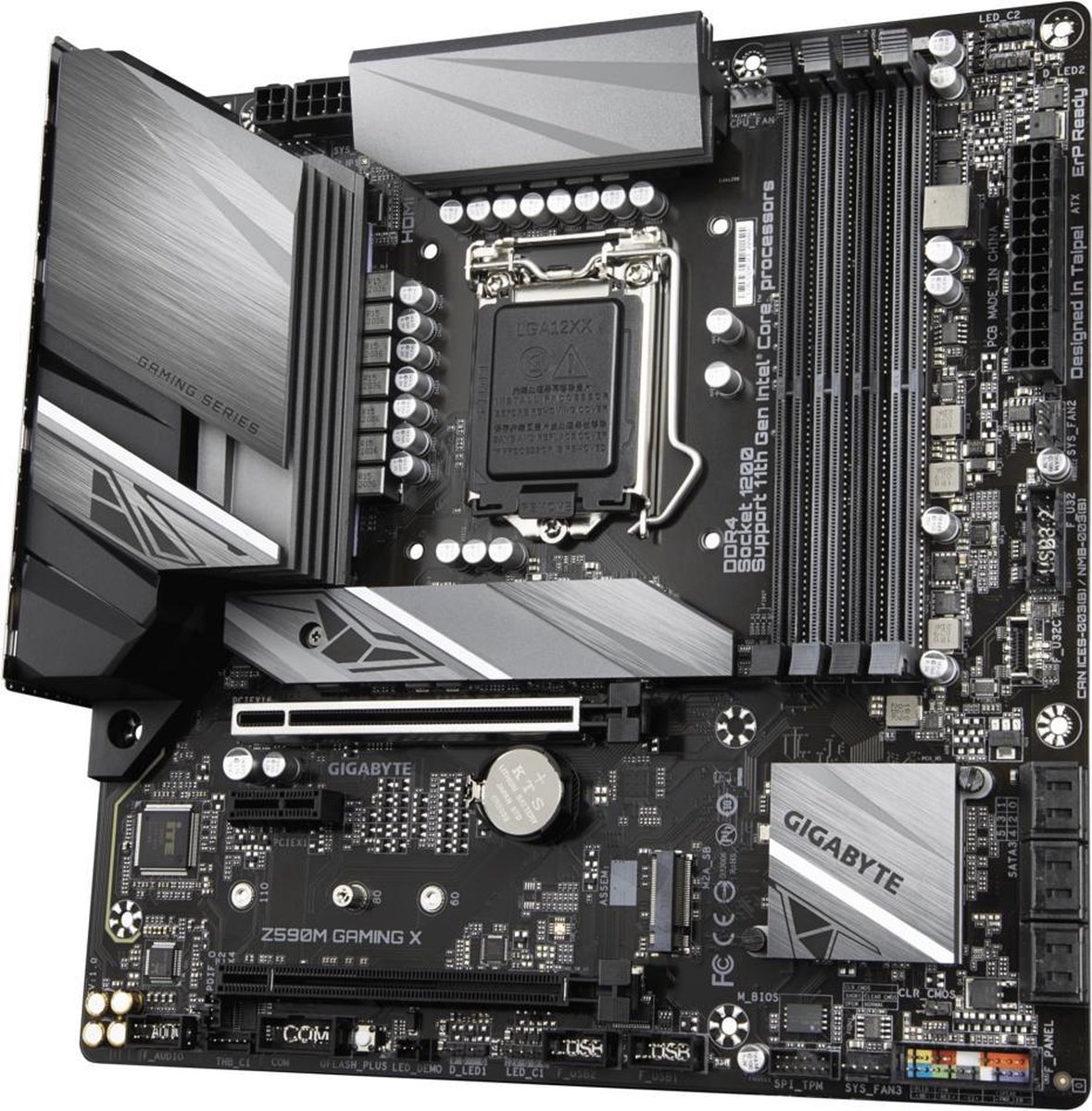 Gigabyte Z590M GAMING X moederbord Intel Z590 Express LGA 1200 micro ...