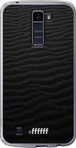 LG K10 (2016) Hoesje Transparant TPU Case - Black Beach #ffffff