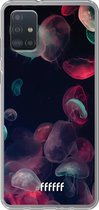 6F hoesje - geschikt voor Samsung Galaxy A52 - Transparant TPU Case - Jellyfish Bloom #ffffff