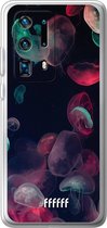 Huawei P40 Pro+ Hoesje Transparant TPU Case - Jellyfish Bloom #ffffff