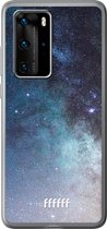Huawei P40 Pro Hoesje Transparant TPU Case - Milky Way #ffffff