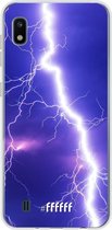 Samsung Galaxy A10 Hoesje Transparant TPU Case - Thunderbolt #ffffff