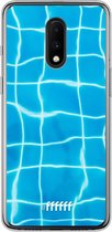 OnePlus 7 Hoesje Transparant TPU Case - Blue Pool #ffffff