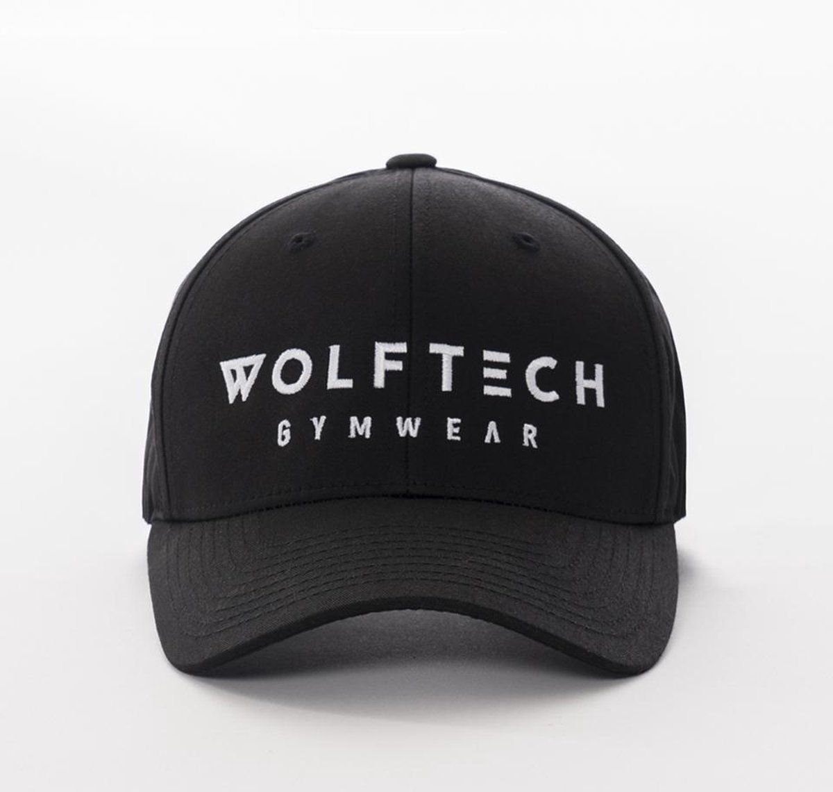 Wolftech Gymwear Curved Snapback Cap - Zwart - Unisex