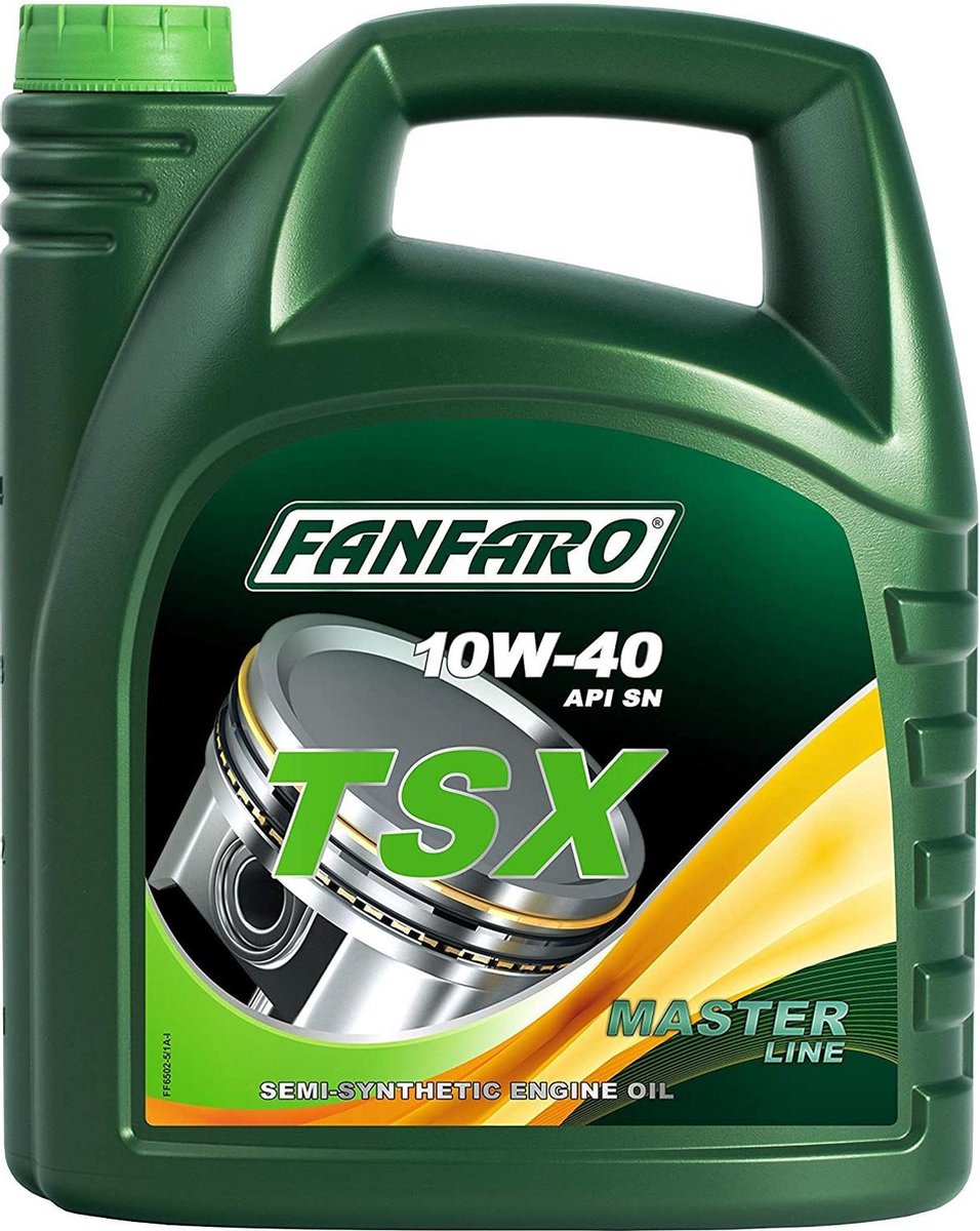 Fanfaro TSX | 10W-40 | Semi-Synthetische Motorolie | 5 Liter