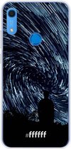 Huawei Y6 (2019) Hoesje Transparant TPU Case - Starry Circles #ffffff