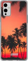 6F hoesje - geschikt voor OnePlus 9 -  Transparant TPU Case - Coconut Nightfall #ffffff