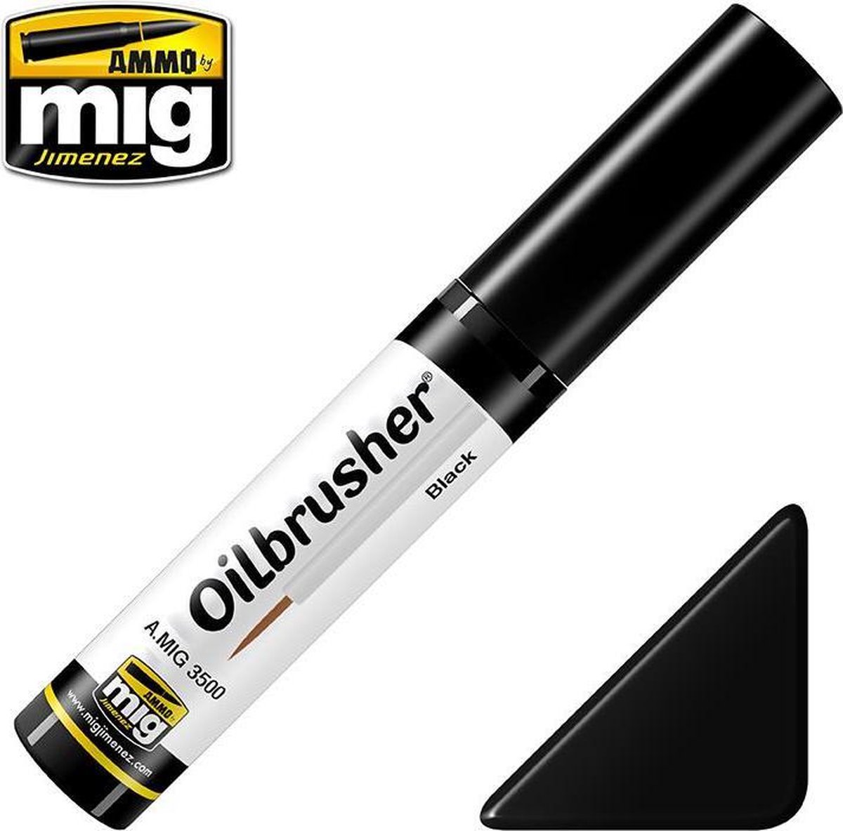 AMMO MIG 3500 Oilbrusher Black Oilbrusher(s)