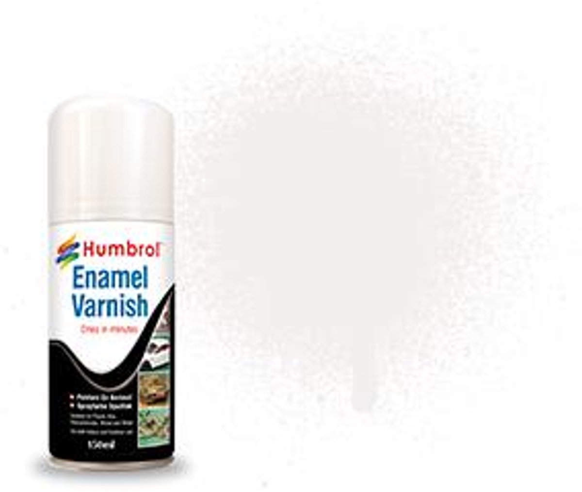 Humbrol Hobbyverf Enamel verf - #135 Varnish - Satin - Enamel spray Verf spuitbus - 150 ml