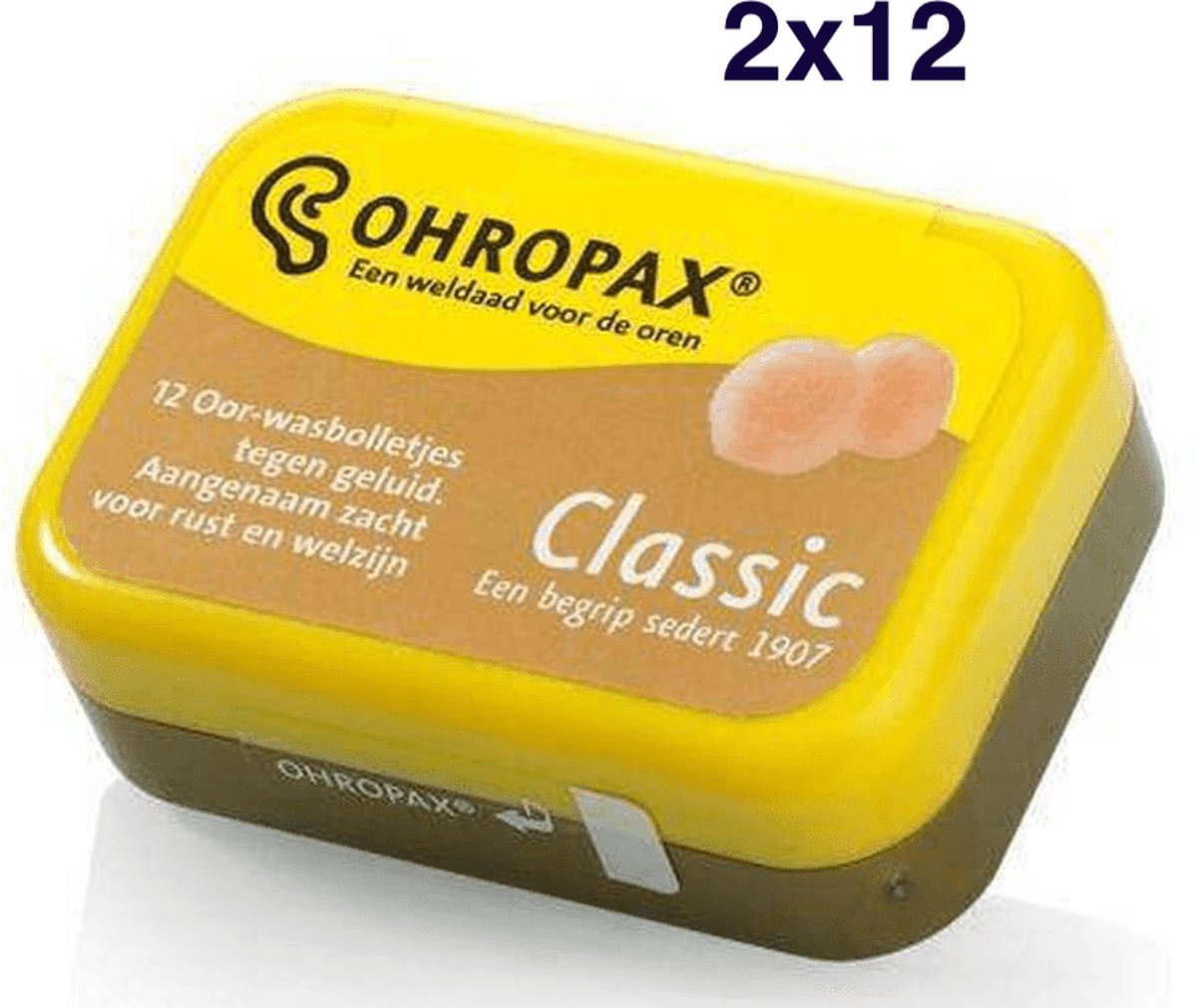 Ohropax - Classic Wasbolletjes -  Oordoppen - 24 stuks - Ohropax