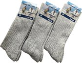 Socke © - 3 Paar Noorse Sokken Winter Sokken Maat 39/42 Multipack Unisex Maat 39/42 - Wollen Sokken - Geitenwollen Sokken - Werksokken - Primair Socks - Socken - Chaussettes