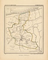 Historische kaart, plattegrond van gemeente Baflo in Groningen uit 1867 door Kuyper van Kaartcadeau.com