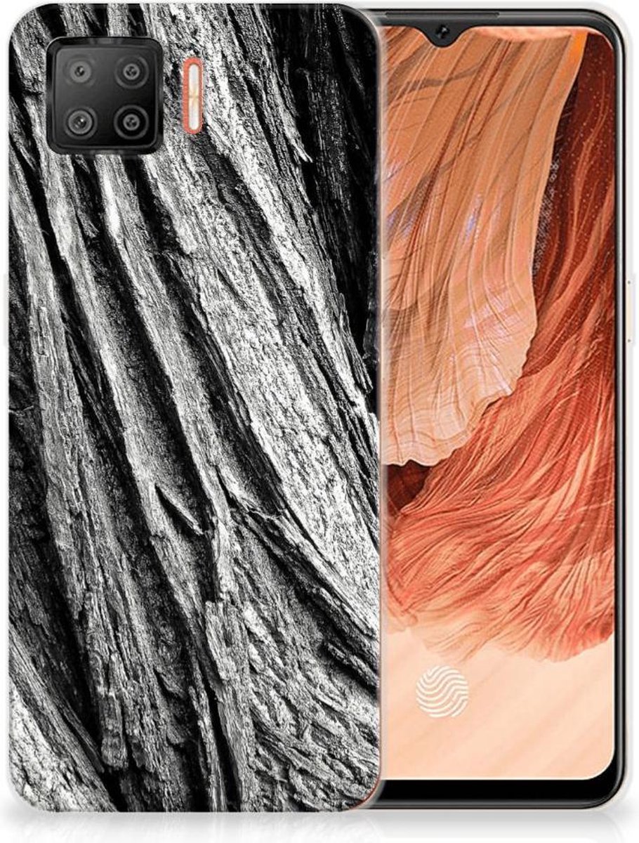 Bumper Hoesje OPPO A73 4G Boomschors Grijs