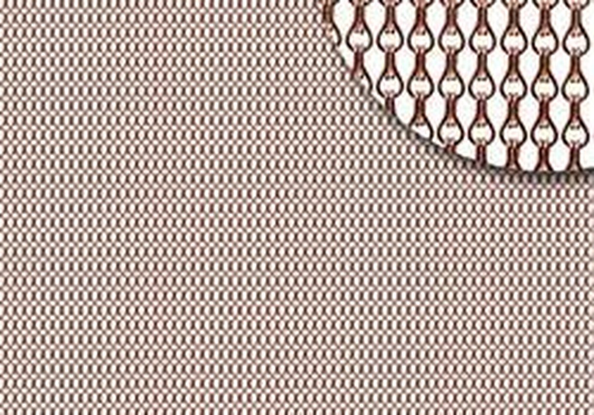 Vliegengordijnenexpert - Vliegengordijn - 100x240 cm - koper