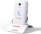 Swissvoice S28 | Wit | Senioren GSM | mobiele telefoon | eenvoudig opladen