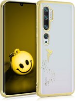 kwmobile hoesje voor Xiaomi Mi Note 10 / Note 10 Pro - backcover voor smartphone - Fee design - goud / transparant