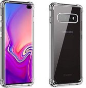 Samsung S10 Plus hoesje schokbestendig transparant | doorzichtig met stevige hoeken | Samsung S10+ Plus