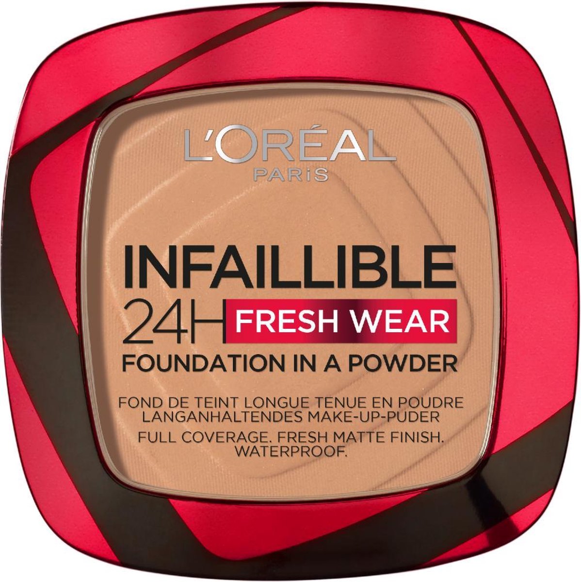 L'Oréal Paris - Infaillible 24H Fresh Wear Foundation in a Powder - 260 Golden Sun - Foundation en poeder - 8gr - L’Oréal Paris