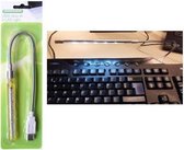 Helder Buigbare Laptop Lamp met 5 Led's - Laptop en PC Lamp - Kleur Wit -